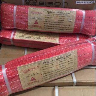 Cáp vải cẩu hàng 5 tấn, dây cẩu hàng hãng Bison