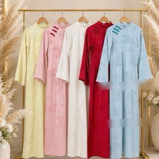 Sỉ SLL Áo dài nữ tơ óng tencel