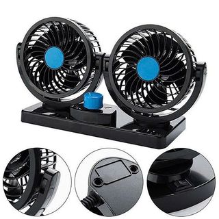 QUẠT ĐÔI 12V DÙNG CHO XE Ô TÔ