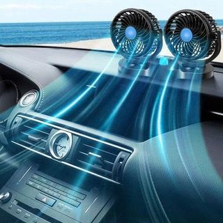 QUẠT ĐÔI 12V DÙNG CHO XE Ô TÔ