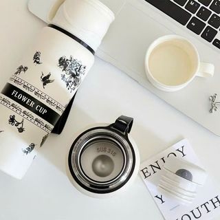 Bình giữ nhiệt họa tiết hoa 600ml