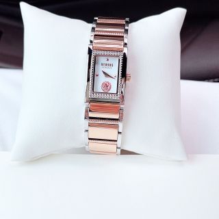 ĐỒNG HỒ NỮ CHÍNH HÃNG VERSUS DÂY INOX DEMI HỒNG MẶT CN