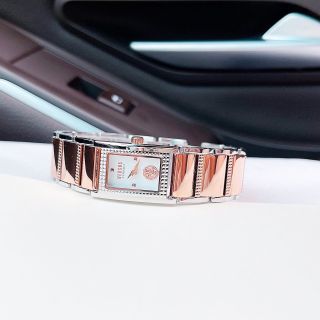 ĐỒNG HỒ NỮ CHÍNH HÃNG VERSUS DÂY INOX DEMI HỒNG MẶT CN