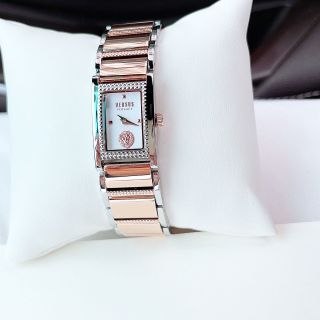 ĐỒNG HỒ NỮ CHÍNH HÃNG VERSUS DÂY INOX DEMI HỒNG MẶT CN