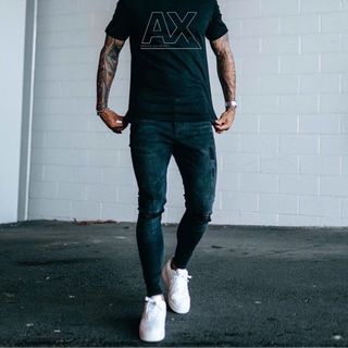Tshirt A|X nam. Chất thun cotton co giãn 4 chiều , Chất vải dày vừa mềm mịn.