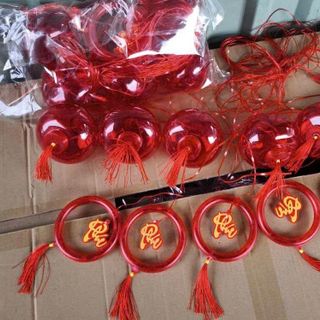 DÂY ĐÈN LED MÀN LỒNG ĐÈN CHỮ PHÚC DÀI 4M