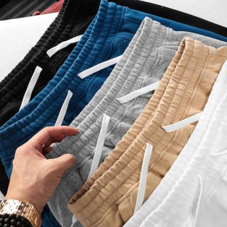 Short Nam nỉ 100 % cotton. Chất da cá xịn dày dặn mịn mát.