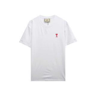 Áo Ami Logo nhỏ Thêu ngực.  Chất liệu cotton 4 chiều.
