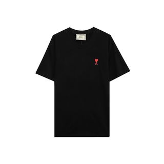 Áo Ami Logo nhỏ Thêu ngực.  Chất liệu cotton 4 chiều.