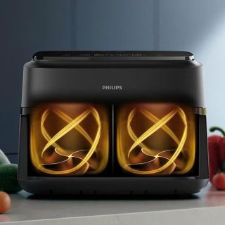 NỒI CHIÊN KHÔNG DẦU 2 NGĂN PHILIPS NA150 - 7,1 Lít