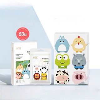 Hộp 60 miếng dán chống muỗi an toàn cho bé và gia đình