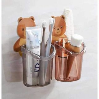 CỐC ĐỰNG ĐỒ DÁN TƯỜNG ĐA NĂNG HÌNH GẤU