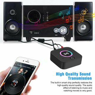 Bộ Thu Phát Âm Thanh Không Dây Mini NFC RCA Bluetooth V5.0 H16 Giá Sỉ
