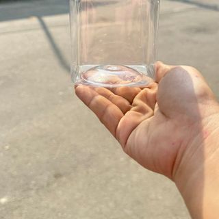 Hủ nhựa vuông 300ml nắp nhôm