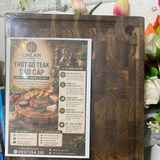 THỚT GỖ TEAK CAO CẤP LINLAN FARM – 25x30x2,5CM
🌳 Gỗ Teak (Giả Tỵ) tự nhiên 100% 🔪 Kích thước: Dài 30cm x Rộng 25cm x Dày 2,5cm 🏭 Sản xuất trực tiếp tại LinLan Farm