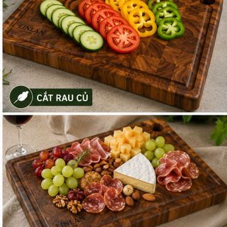 THỚT GỖ TEAK CAO CẤP LINLAN FARM – 25x30x2,5CM
🌳 Gỗ Teak (Giả Tỵ) tự nhiên 100% 🔪 Kích thước: Dài 30cm x Rộng 25cm x Dày 2,5cm 🏭 Sản xuất trực tiếp tại LinLan Farm