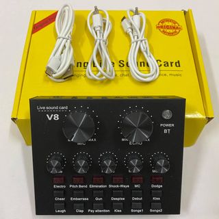 SOUNDCARD THU ÂM LIVETSREAM V8 GIÁ SỈ