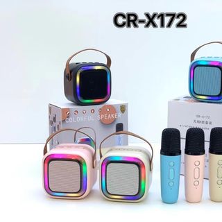 LOA KARAOKE BLUETOOTH CR-X172 LED RGB GIÁ SỈ
