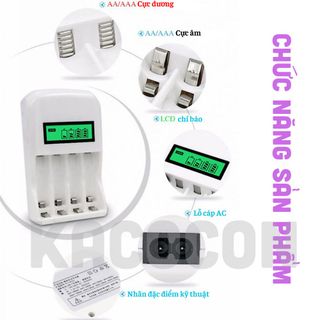 BỘ SẠC PIN AA/AAA ĐA NĂNG LCD-008 GIÁ SỈ