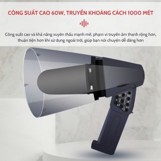 LOA PHÓNG THANH 60W 8168 CÓ BLUETOOTH (2 PIN)