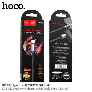 CÁP SẠC HOCO DM-X12 USB TO TYPE C