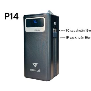 PIN SẠC DỰ PHÒNG PHANTOM P14 DUNG LƯỢNG 50000MAH GIÁ SỈ