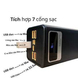 PIN SẠC DỰ PHÒNG PHANTOM P14 DUNG LƯỢNG 50000MAH GIÁ SỈ