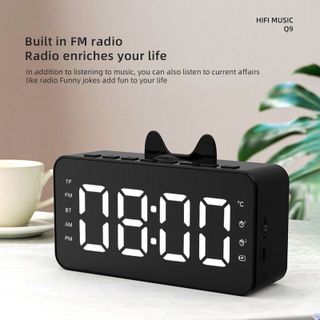Loa Bluetooth Q9 5.0 Kiêm Đồng Hồ Báo Thức Giá Sỉ