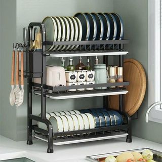 KỆ ÚP CHÉN DĨA 3 TẦNG SƠN TĨNH ĐIỆN