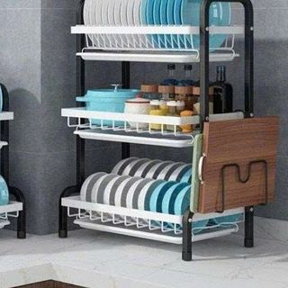 KỆ ÚP CHÉN DĨA 3 TẦNG SƠN TĨNH ĐIỆN