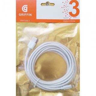 Cáp Sạc iPhone Griffin Dây Dài 3M Dùng Cho iPhone 5/6/7 Giá Sỉ