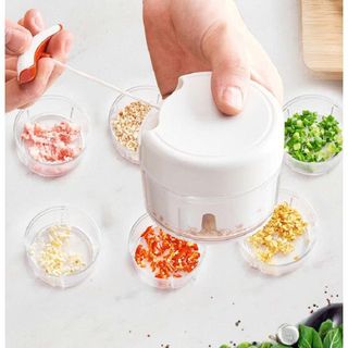 XAY TỎI ỚT KÉO TAY MÀU TRẮNG (T100)