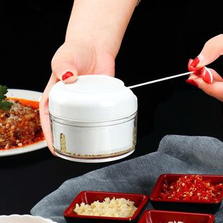 XAY TỎI ỚT KÉO TAY MÀU TRẮNG (T100)