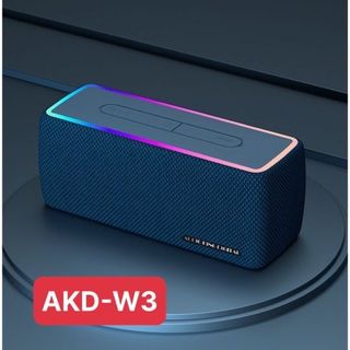 LOA BLUETOOTH AKD-W3 CÓ LED RGB GIÁ SỈ