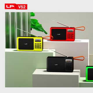 LOA BLUETOOTH KIÊM ĐÀI FM LP-V52 TÍCH HỢP NĂNG LƯỢNG MẶT TRỜI GIÁ SỈ