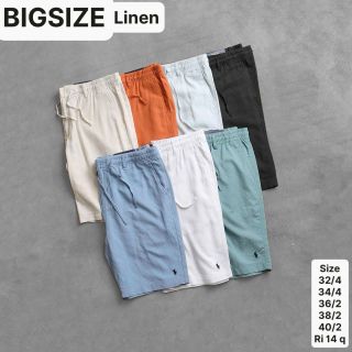 Quần BIGSIZE-- linen nam.  Phom vừa mang kh ôm.