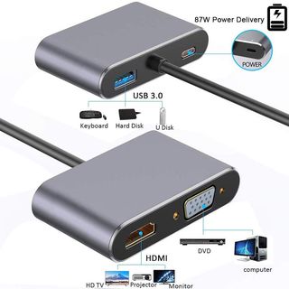 Cáp Chuyển Type-C Ra VGA, HDMI, USB 3.0, Type-C Giá Sỉ