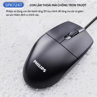 CHUỘT CÓ DÂY PHILIPS SPK7247 GIÁ SỈ