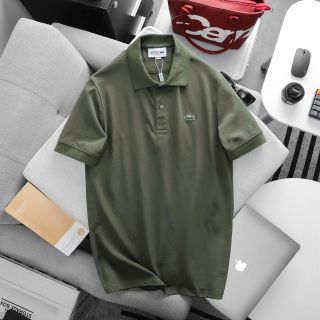 Polo cá sấu Classic. Chất cá sấu cotton 2c, logo cá xanh cổ điển.