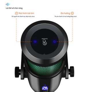 MIC THU ÂM LIVETREAMS MU900 LED RGB GIÁ SỈ