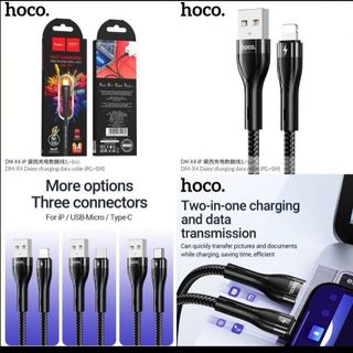 CÁP SẠC HOCO DM-X4 USB TO IPHONE