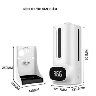Máy Đo Nhiệt Độ Và Xịt Khuẩn K9 Pro Plus Giá Sỉ
