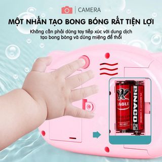 MÁY ẢNH HÌNH HEO THỔI BONG BÓNG CHO TRẺ EM GIÁ SỈ