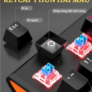 BÀN PHÍM CÓ DÂY CHÍNH HÃNG DEIOG DY-M105 LED RGB (ĐEN)