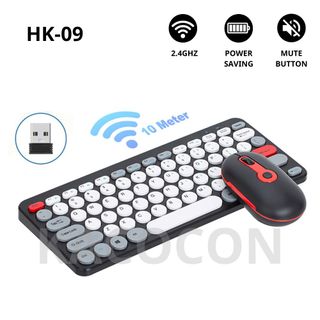 COMBO PHÍM CHUỘT KHÔNG DÂY HK-09 GIÁ SỈ