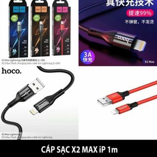 CÁP SẠC HOCO X2 MAX USB TO IPHONE ( 1 MÉT )