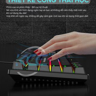 Bàn Phím Cơ Gaming Inker K12 Led RGB Blue Switch Cao Cấp Giá Sỉ