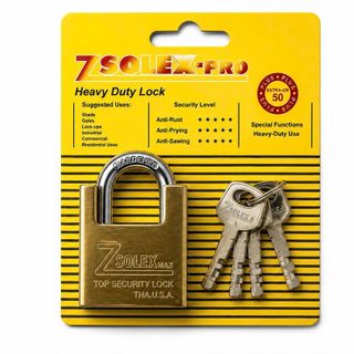 Ổ KHÓA CHỐNG CẮT ZSOLEX 50mm 4 CHÌA CAO CẤP (H6)