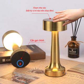 ĐÈN LED CẢM ỨNG VINTAGE TRANG TRÍ ĐỂ BÀN T57 GIÁ SỈ