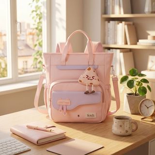 BALO KÈM XÁCH TAY A6009 – 2 TRONG 1 SIÊU TIỆN LỢI 🎒👜